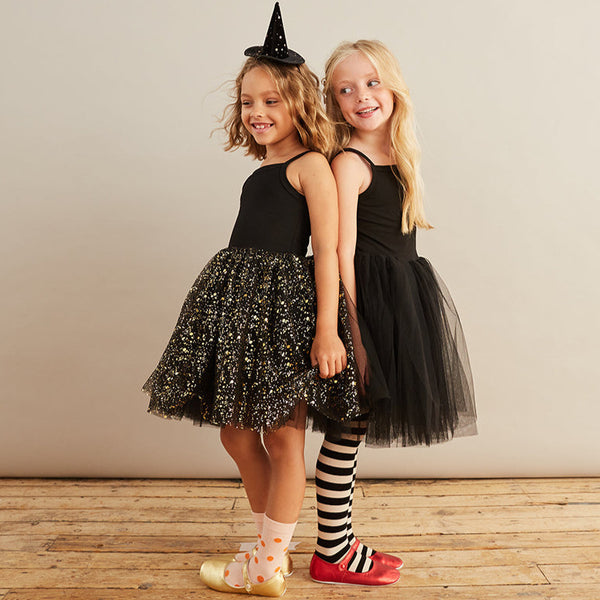 Girls' Black & Gold Sparkle Dress | Bob & Blossom, Clothing & Gifts for Babies & Children Girls' Black & Gold Sparkle Dress | Bob & Blossom, Clothing & Gifts for Babies & Children