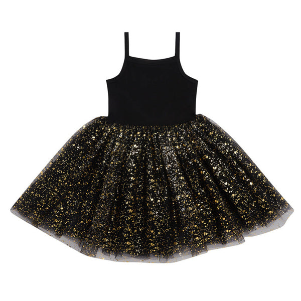 Girls' Black & Gold Sparkle Dress | Bob & Blossom, Clothing & Gifts for Babies & Children Girls' Black & Gold Sparkle Dress | Bob & Blossom, Clothing & Gifts for Babies & Children