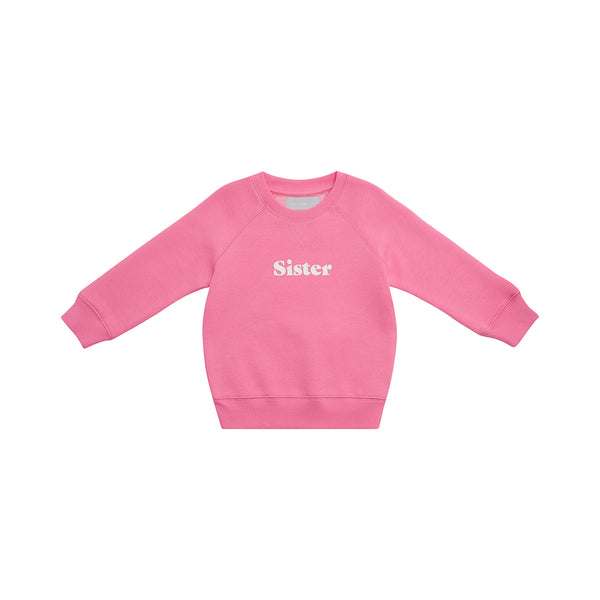 Hot Pink 'SISTER' Sweatshirt