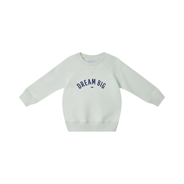 Pebble Grey 'DREAM BIG' Sweatshirt