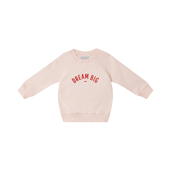 Powder Pink 'DREAM BIG' Sweatshirt