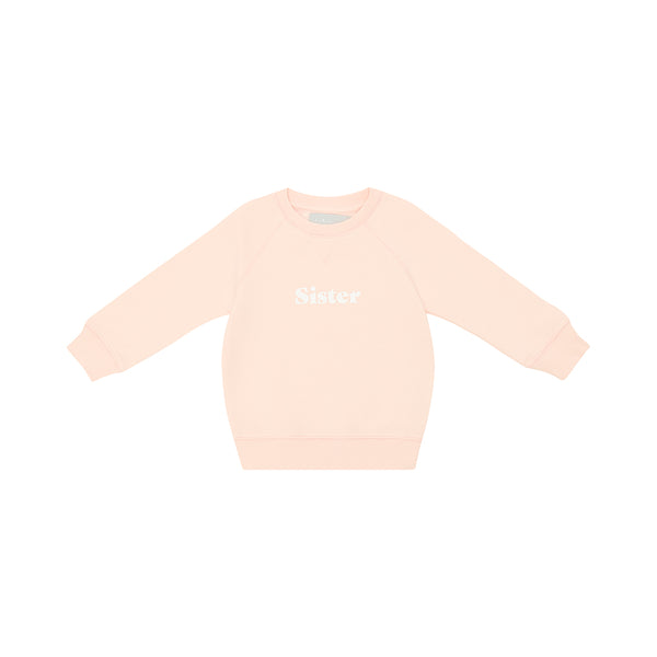 Powder Pink 'SISTER' Sweatshirt