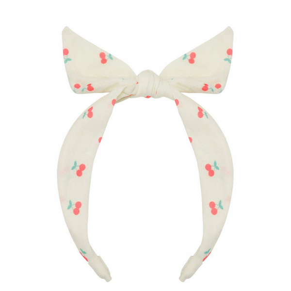 Cherry Tie Headband