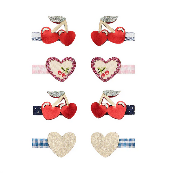 Red cherries mini clips
