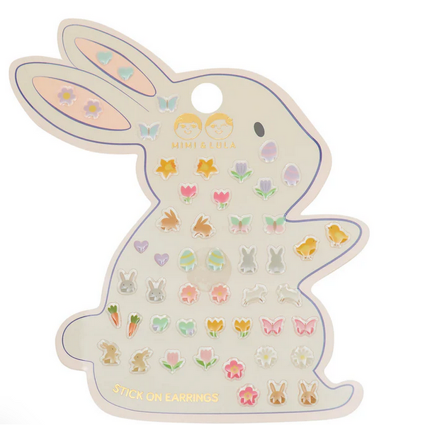 Springtime stick on earrings