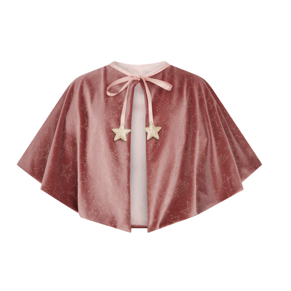Blush Pink Velvet Cape