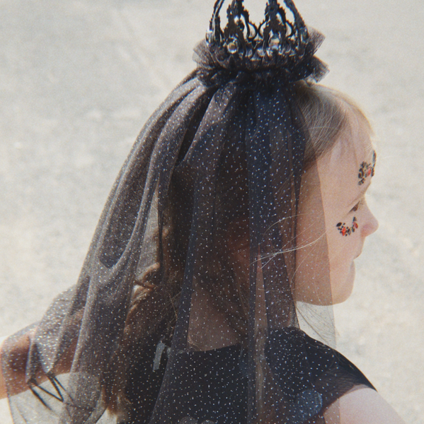 Halloween Princess Crown with Veil