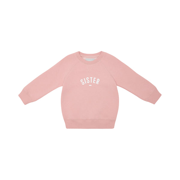 Faded Blush 'SISTER' (Capital Font) Sweatshirt