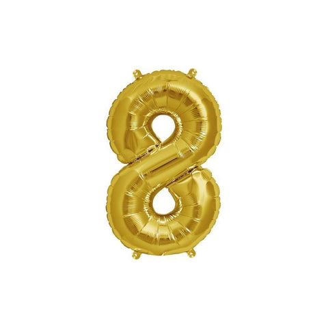 16" Foil Number 8 Balloon