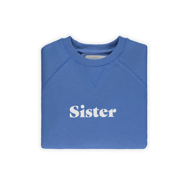 Sailor Blue 'SISTER' Sweatshirt