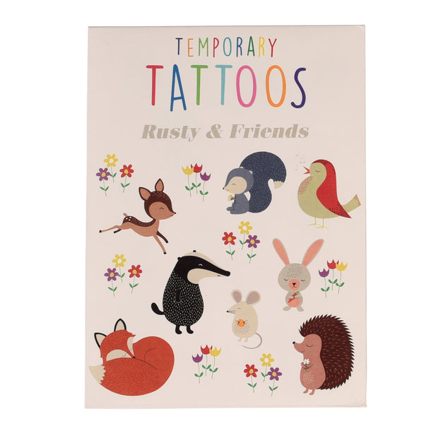 Rusty + Friends Temporary Tattoos