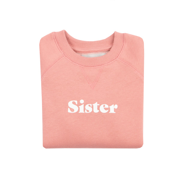 Rose Pink 'SISTER' Sweatshirt