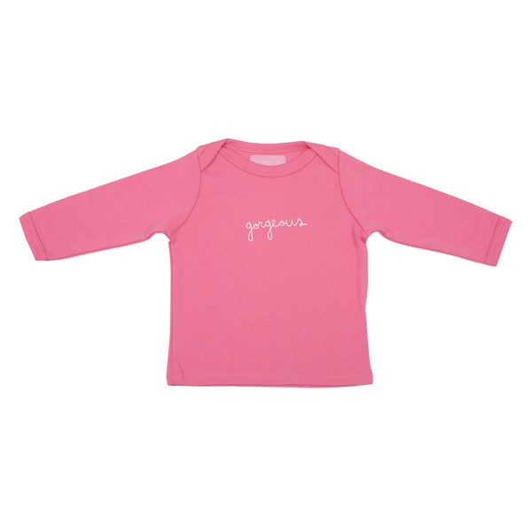 Bright Pink Gorgeous Baby T Shirt