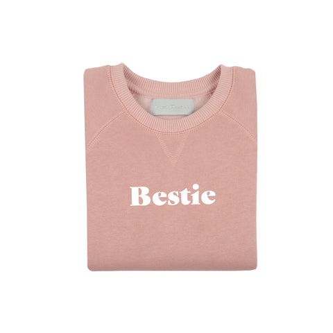 Faded Blush 'BESTIE' Sweatshirt