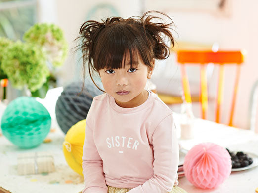 Blush Pink 'SISTER' Sweatshirt