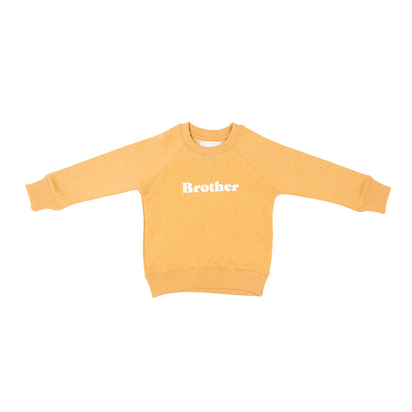 Mustard 'BROTHER' Sweatshirt