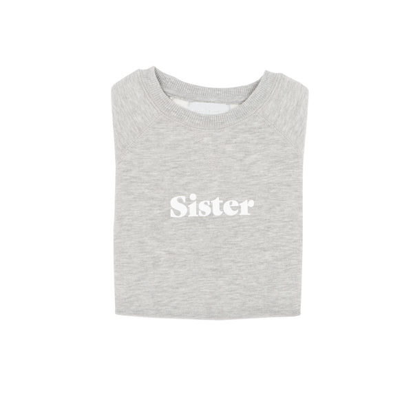 Grey Marl 'SISTER' Sweatshirt