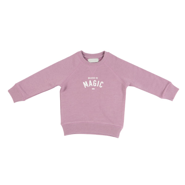 Violet 'BELIEVE IN MAGIC' Sweatshirt