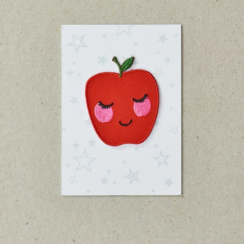 Rosy Apple Iron on Patch
