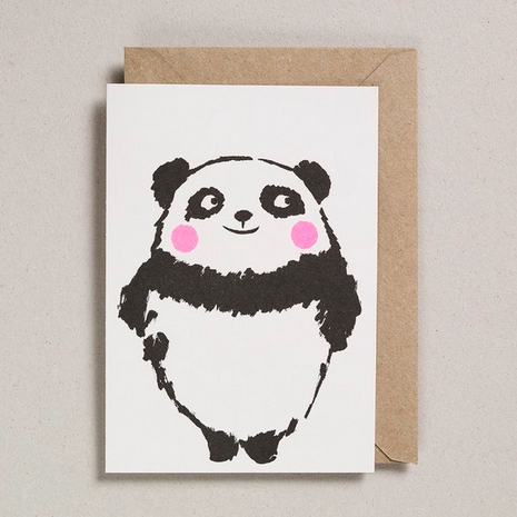 Japanese Paper Panda Balloon Card Japanese Paper Panda Balloon Card