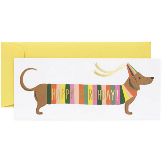 Hot Dog Birthday Card