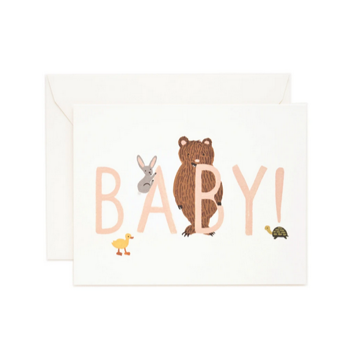 Baby! Card - Peach