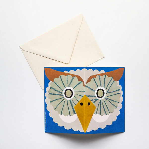 Owl Mask Card