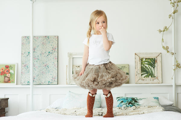 White 'LOVE' Cap-Sleeved T Shirt