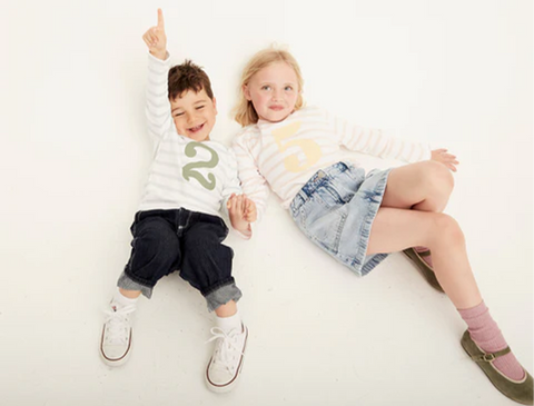 Girls and Boys Long Sleeved Tops