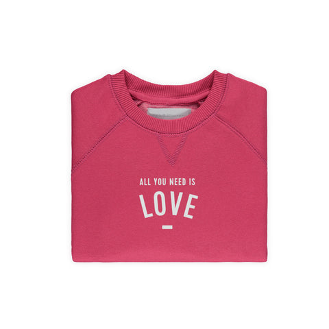Berry 'ALL YOU NEED IS LOVE' Sweatshirt