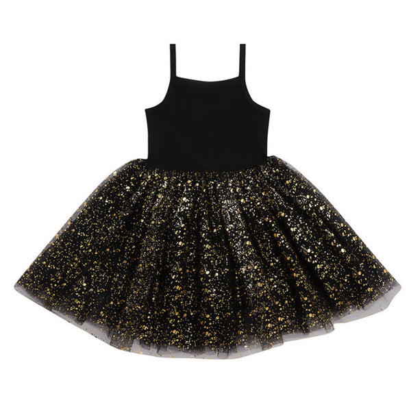Black & Gold Sparkle Dress