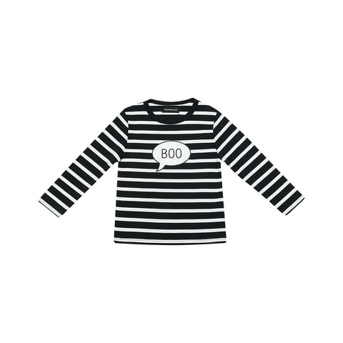 Black and white striped t shirt for girls best sale