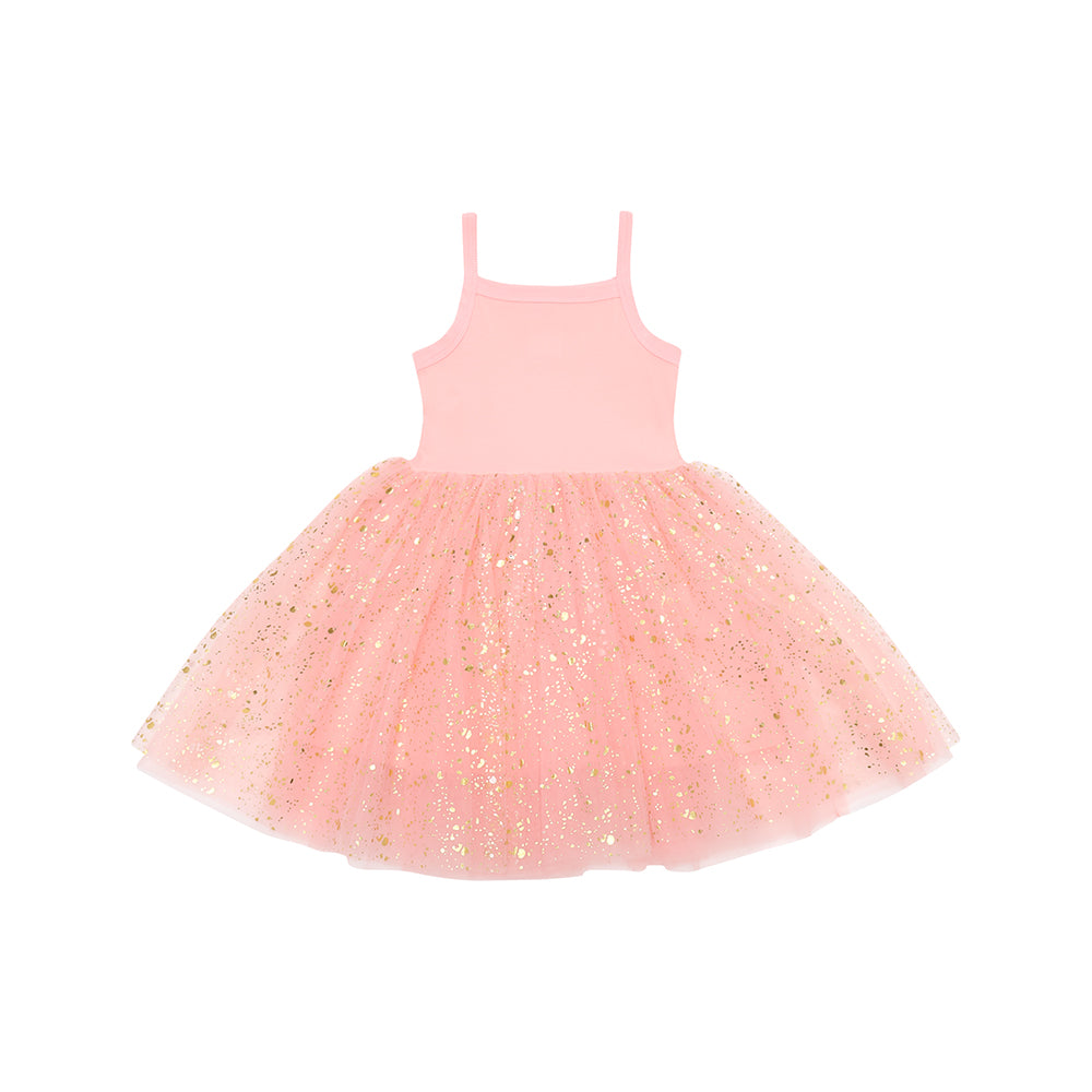Coral Sparkle Dress