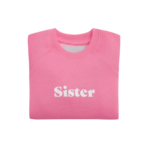 Hot Pink 'SISTER' Sweatshirt