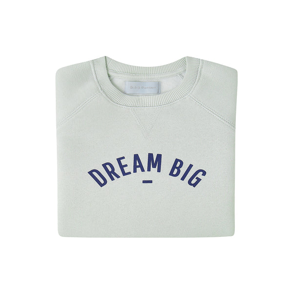 Pebble Grey 'DREAM BIG' Sweatshirt
