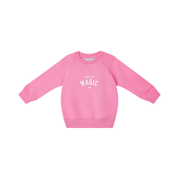 Hot Pink 'BELIEVE IN MAGIC' Sweatshirt
