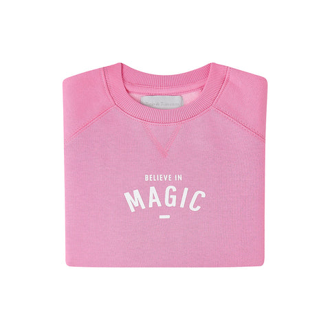 Hot Pink 'BELIEVE IN MAGIC' Sweatshirt