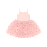 Pale Pink & Pink Glitter Heart Dress