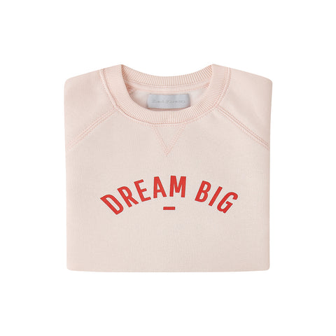 Powder Pink 'DREAM BIG' Sweatshirt