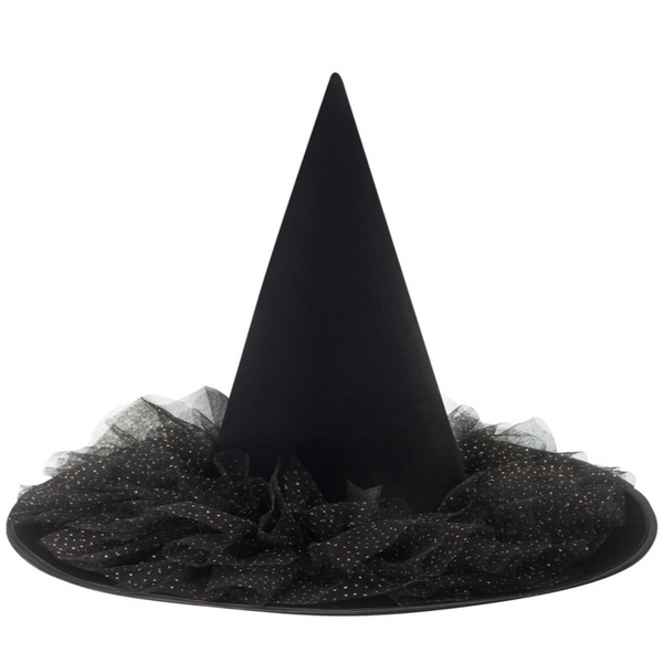 Ruffle Witch Hat