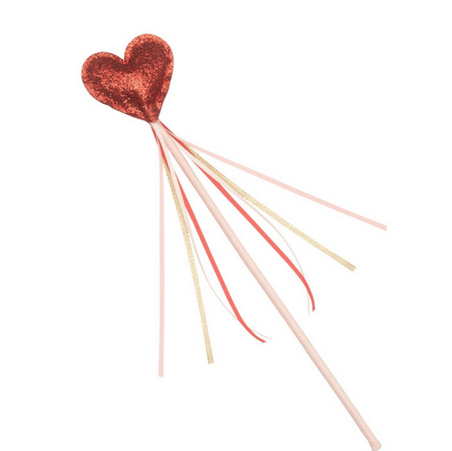 Love Heart Glitter Wand