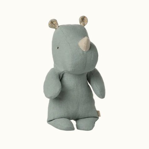 Maileg - Rhino, Small 'Light Dusty Blue'