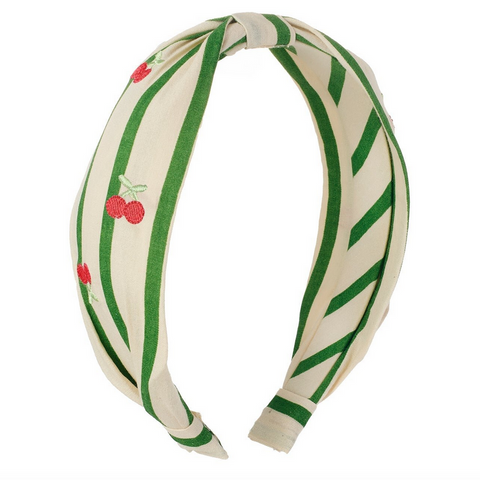 Cherry Kiss Stripy Headband