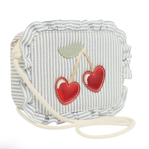 Striped cherry bag