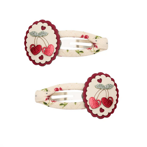 Scallop framed cherries clic clacs