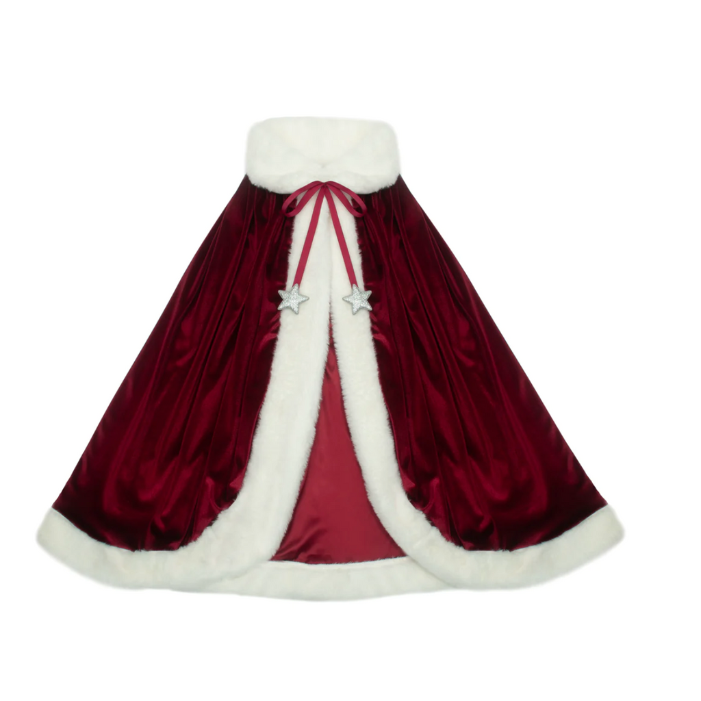 Red online velvet cape