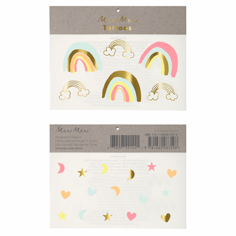 Neon Rainbow Tattoos