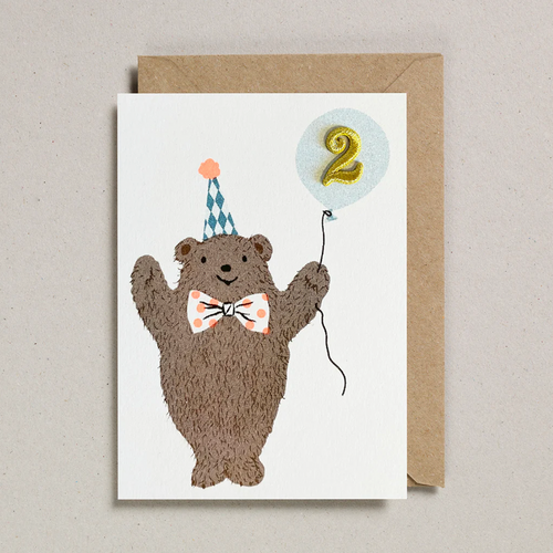Bear Age 2 Card