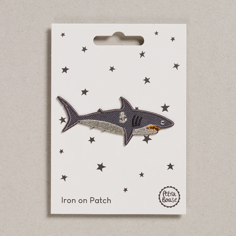 Shark Iron on Patch