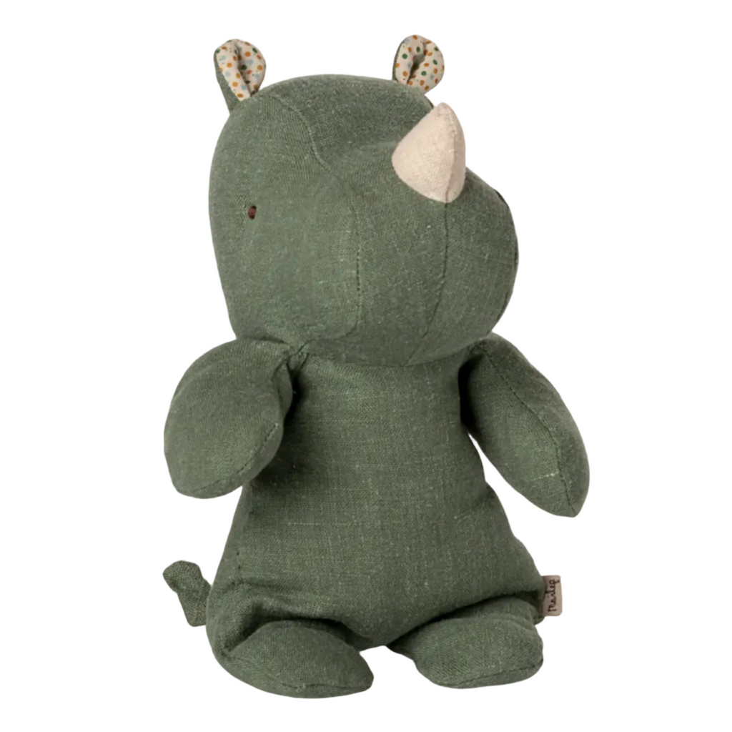 Small Maileg Rhino - Sage